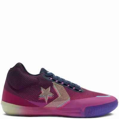 Converse All Star BB EVO Heart of the City Mid - Miesten Tennarit - Obsidian/Pinkki